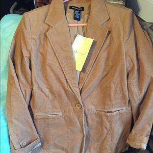 Denim & Co. corduroy blazer fully lined